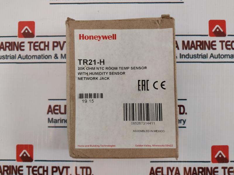 Honeywell Tr21-h Temperature & Humidity Sensor Wall Module 085267314411
