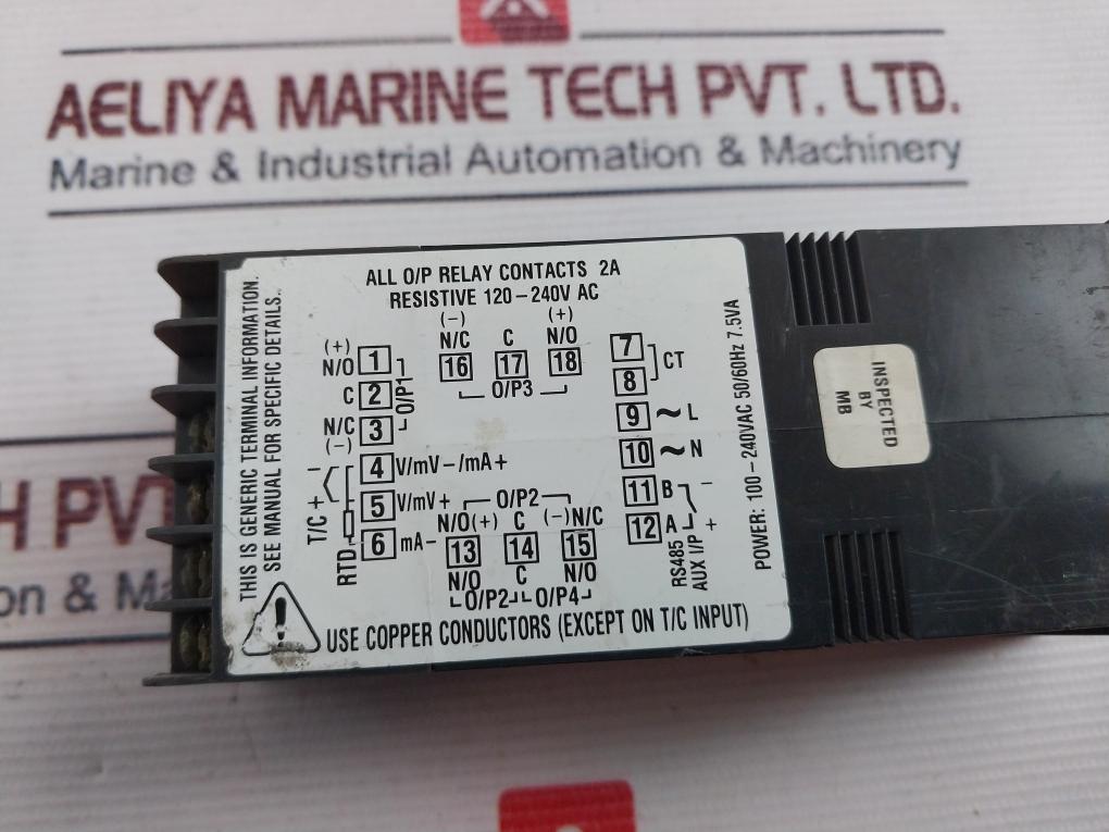 Honeywell Udc120L Temperature Limit Controller 100-240Vac 50/60Hz 7.5Va