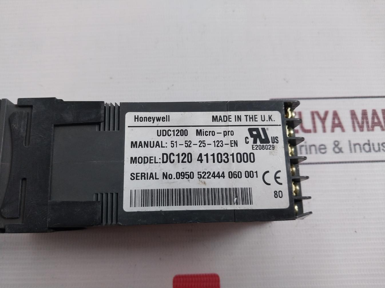 Honeywell Udc120T Digital Temperature Controller Dc120 411031000 100-240Vac