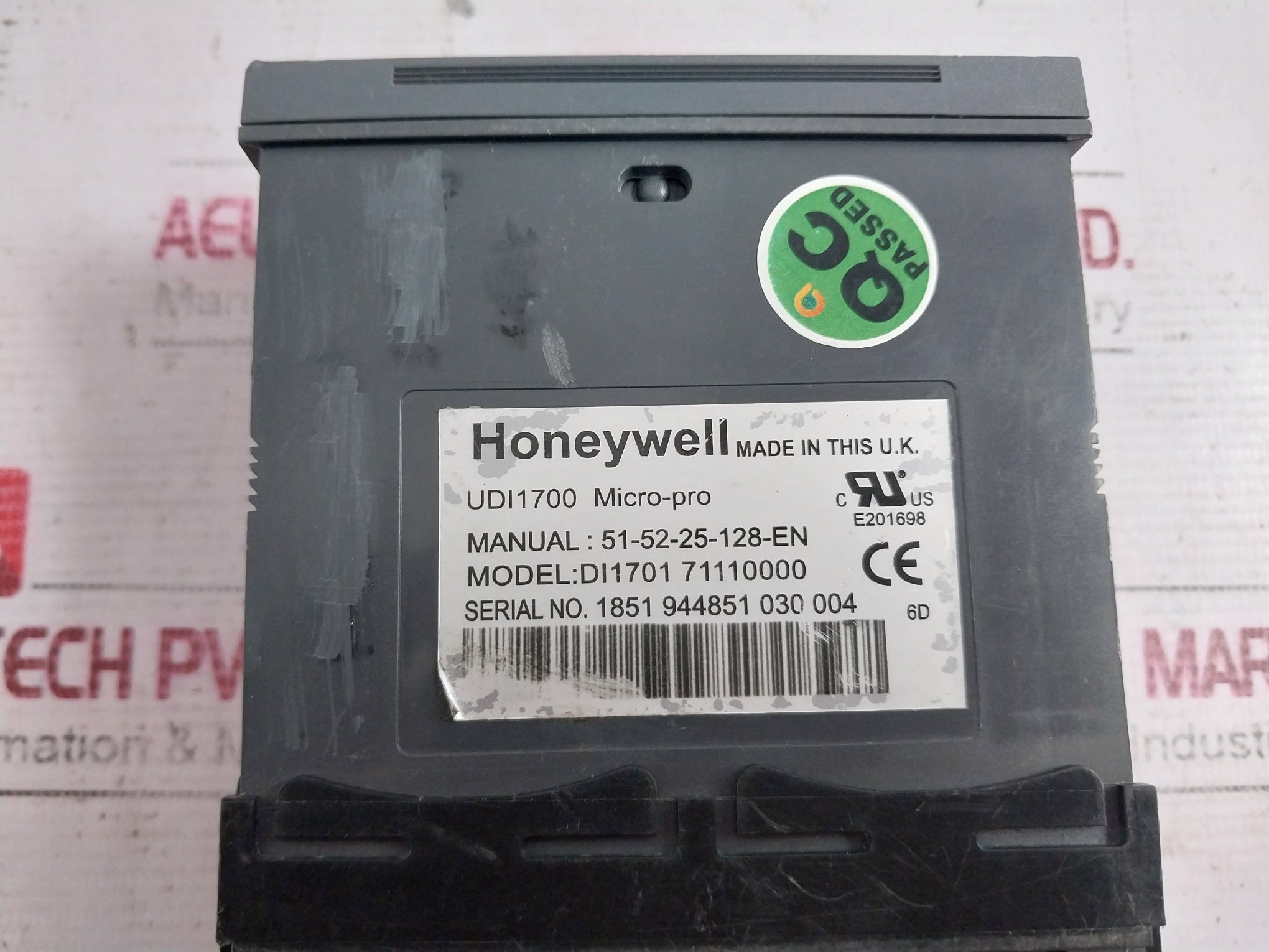 Honeywell Udi1700 Digital Panel Indicator Micro-pro Rs485 E201698