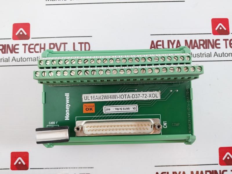 Honeywell Ul16Ai (2W/4W)-iota-d37-72-xol Input Interface Relay Ul16Ai-mtp-d37-72L