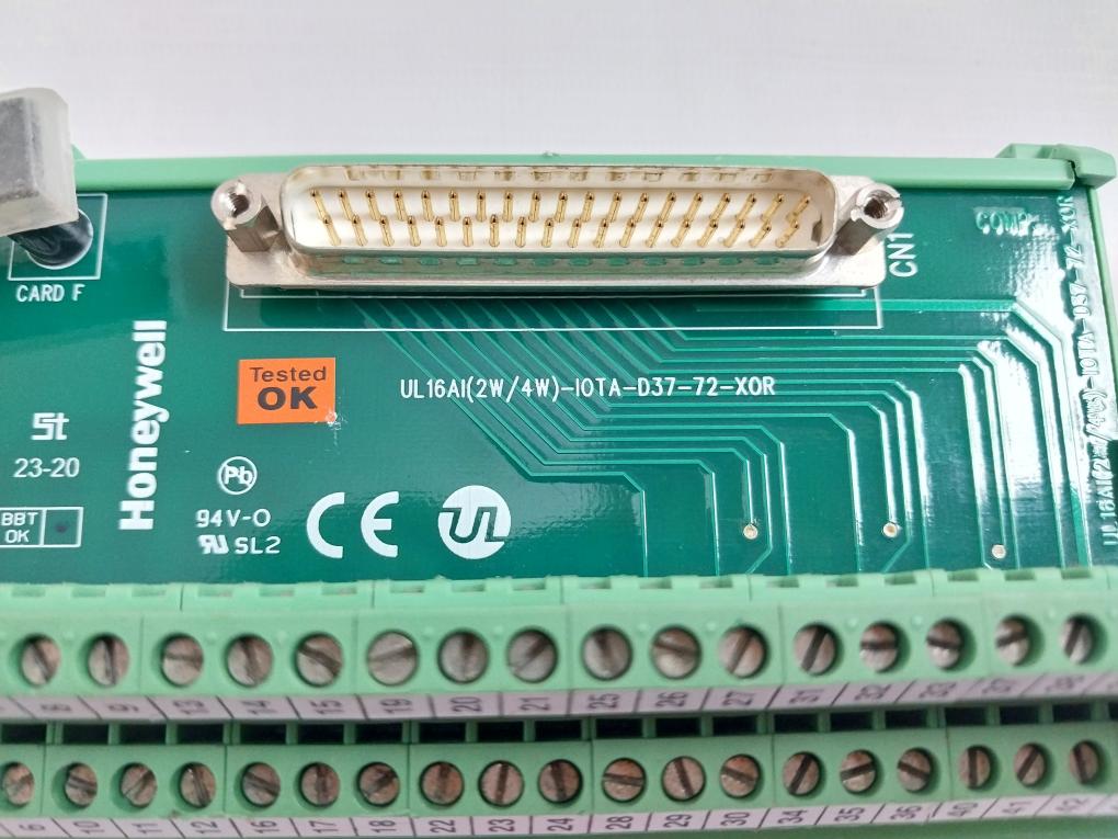 Honeywell Ul16Ai (2W/4W)-iota-d37-72-xor Input Relay Card F