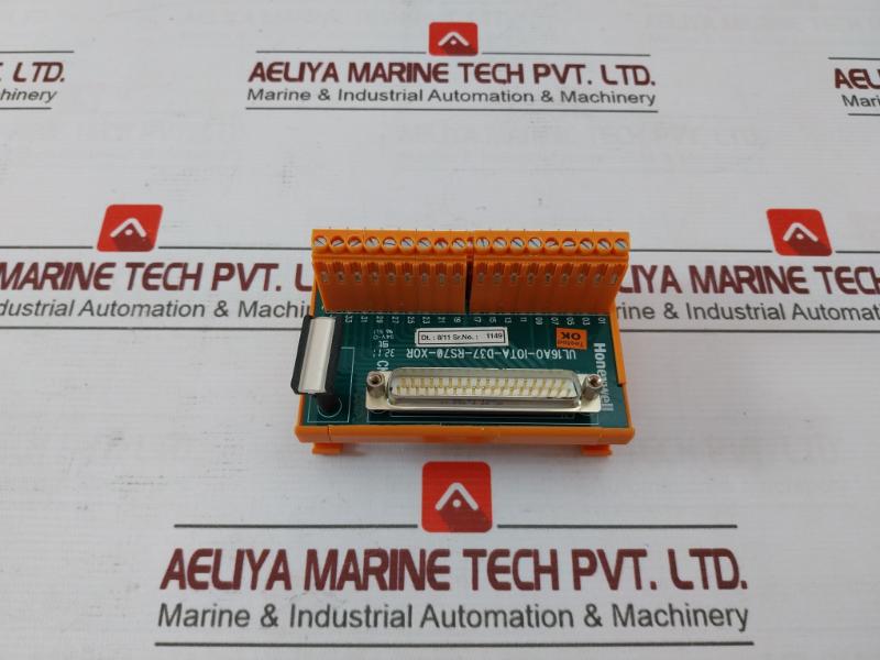 Honeywell Ul16Ao-iota-d37-rs70-xor Input Interface Male Connector 94V-0