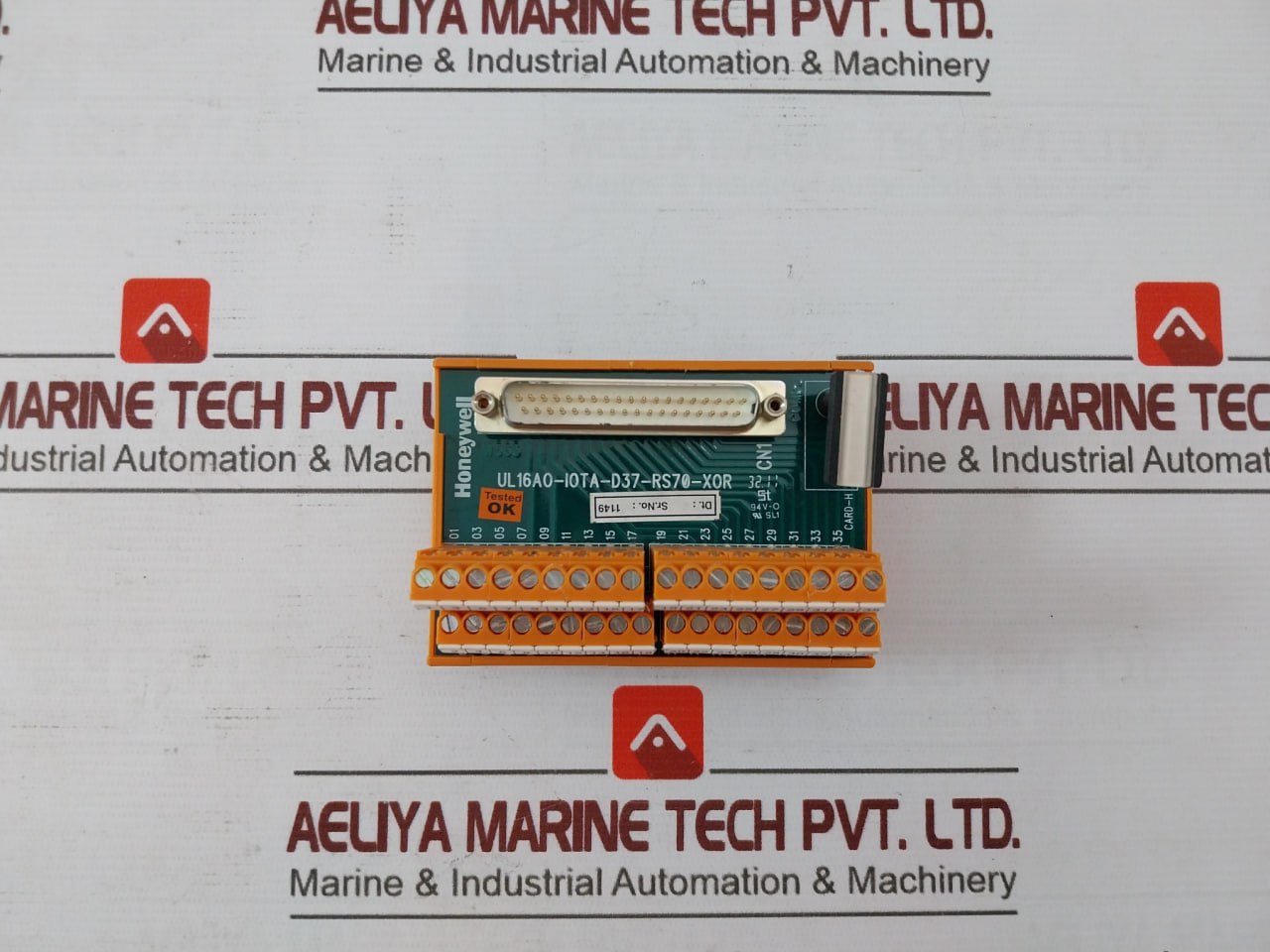 Honeywell Ul16Ao-iota-d37-rs70-xor Input Interface Male Connector 94V-0