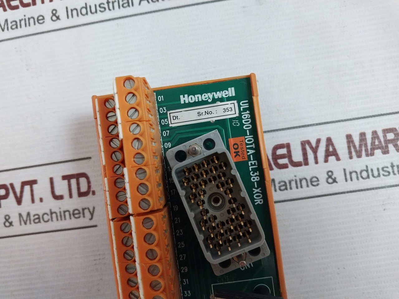 Honeywell Ul16Do-iota-el38-xor Digital Input/Output Relay Card-h