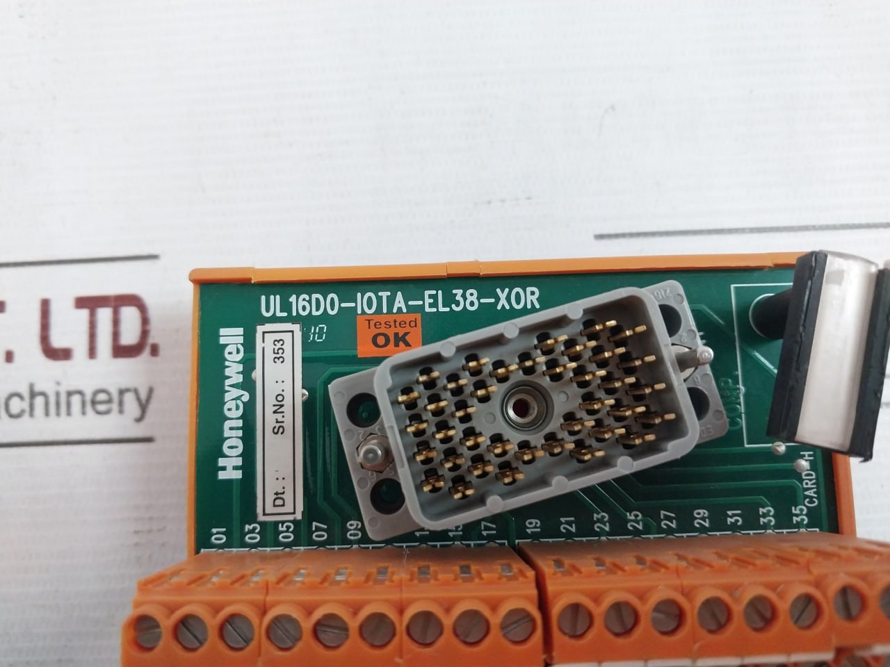 Honeywell Ul16Do-iota-el38-xor Digital Input/Output Relay Card-h