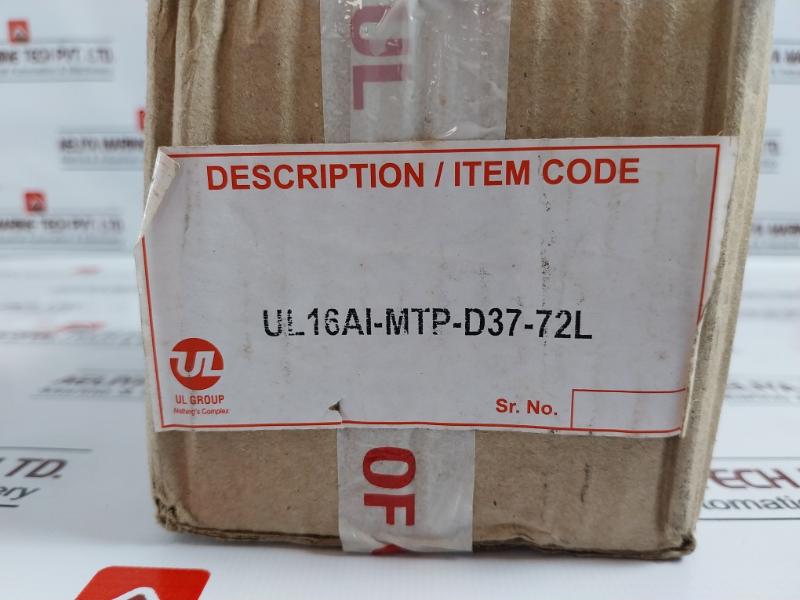 Honeywell Ul16ai (2w/4w)-iota-d37-72-xol Analog Input Module