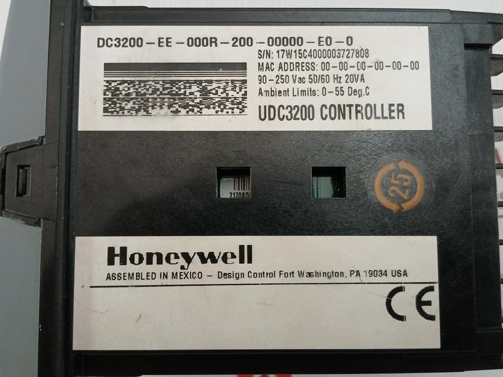 Honeywell Universal Digital Controller Dc3200-ee-000R-200-00000-e0-0, Udc3200