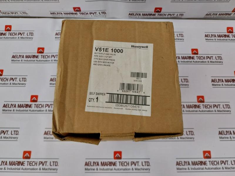 Honeywell V51e 1000 Butterfly Gas Valve 5 Psi Max 1-1/2