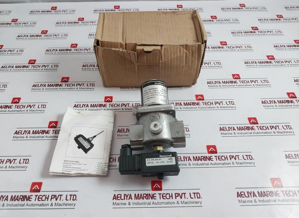 HONEYWELL VE4025S2035 VE4000 Series Gas Valve 220-240VAC 50/60 Hz 16W IP54