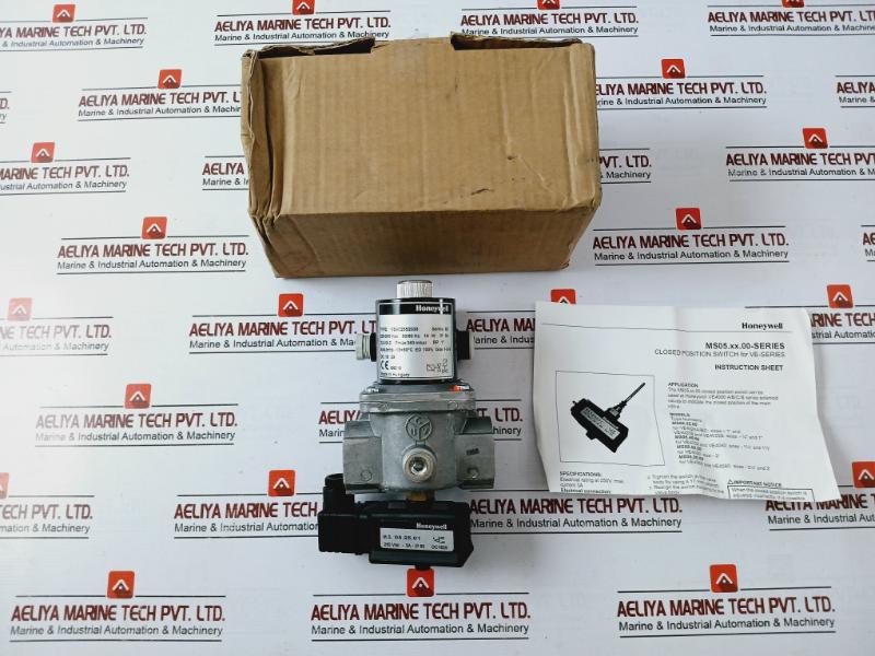 Honeywell Ve4025s2035 Gas Valve Ve4000 Series 220-240vac 16w Ip54 360mbar