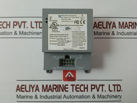 Honeywell X47 Universal Relay Pack 12Vdc 240 Ma 35Ma 24Vac 60Hz Class 2