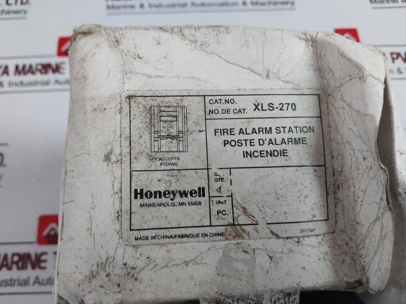 Honeywell Xls-270 Manual Pull Station 240589p 270322p Rev.:02/a 3302496-014