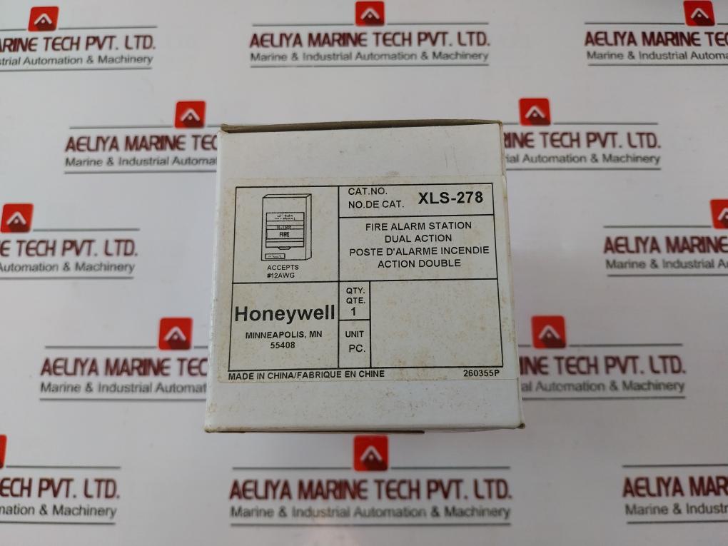 Honeywell Xls-278 Dual Action Fire Alarm Station Rev 2.0 15.2-19.95 Vdc