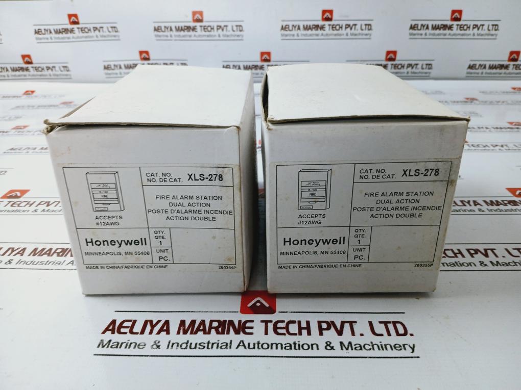 Honeywell Xls-278 Dual Action Firm Alarm Station Fire Equipment P/n 270321p