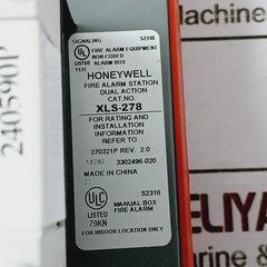 Honeywell Xls-278 Dual Action Firm Alarm Station Fire Equipment P/n 270321p