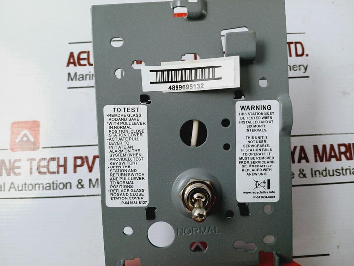 Honeywell Xls-278 Dual Action Firm Alarm Station Fire Equipment P/n 270321p