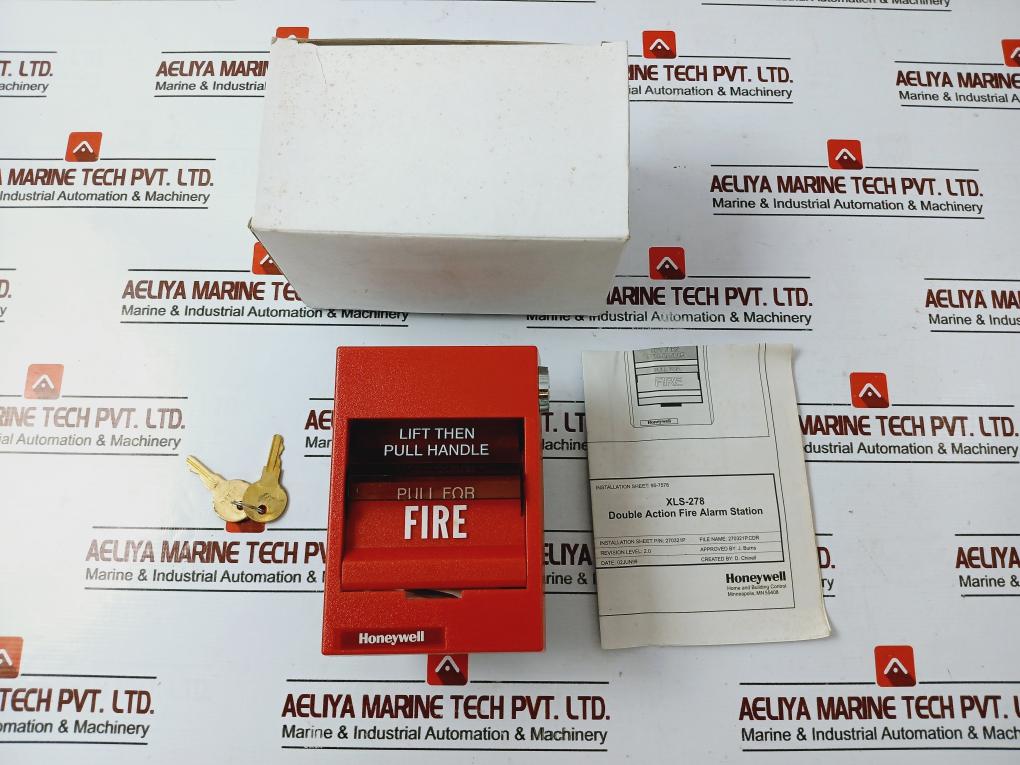 Honeywell Xls-278 Dual Action Firm Alarm Station Fire Equipment P/n 270321p