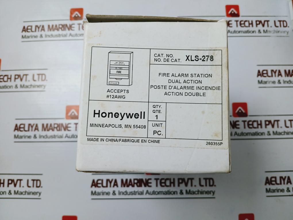 Honeywell Xls-278 Dual Action Firm Alarm Station Fire Equipment P/n 270321p