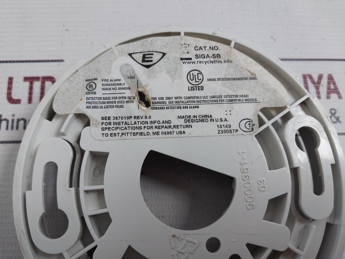 Honeywell Xls-ps Intelligent Photo Smoke Detector (Head) Rev 5.0 125˚C