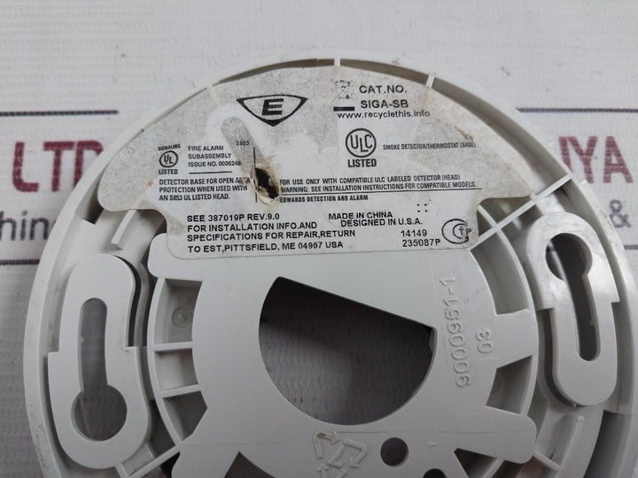 Honeywell Xls-ps Intelligent Photo Smoke Detector (Head) Rev 5.0 125˚C