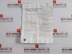 Xls757-1A-t Integrity Temporal Horn Honeywell 16-33 Vdc