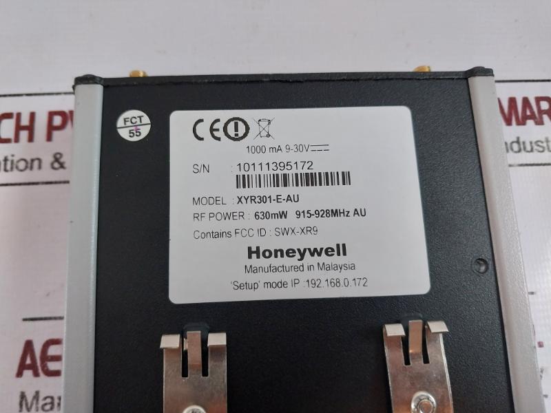 Honeywell Xyr301-e-au Wireless Ethernet Module 630mw 915-928mhz Au 1921680172