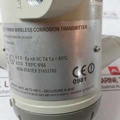 Honeywell Xyr6000 Wireless Corrosion Transmitter 51453543-001 Rev A Ip 66/67