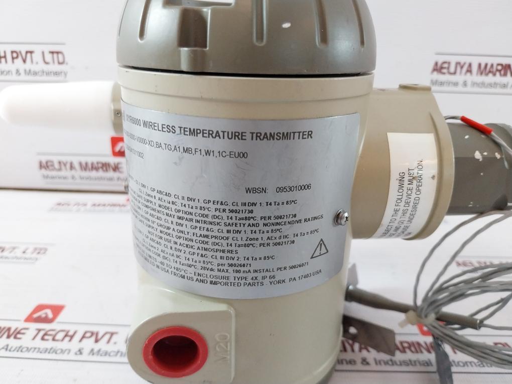 Honeywell Xyr6000 Wireless Temperature/Discrete Input Transmitter Rev A 24V Dc