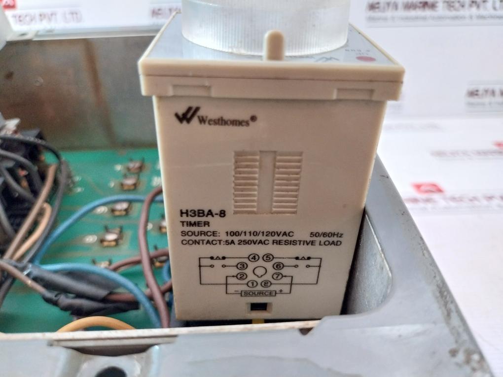 Honeywell Y513A Stack Smoke Detector Rev A 100Vac 50/60Hz 0-5 Sec