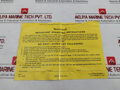Honeywell Y8610U6006 Retrofit Kit Rev A 50067439-001 24V 60Hz 3–5 Psi