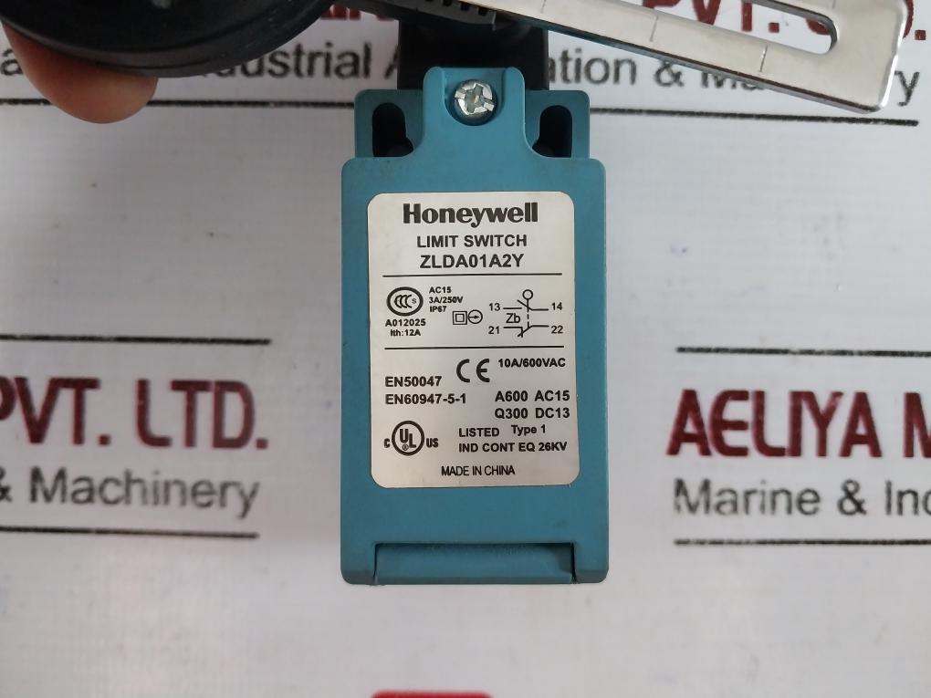 Honeywell Zlda01A2Y Limit Switch, 3A/250V , 10A/600Vac En60947-5-1