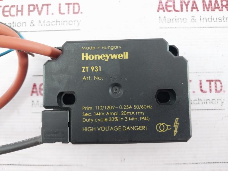 Honeywell Zt 931 Ignition Transformer Switch 14Kv 110/120V 0.25A 50/60Hz