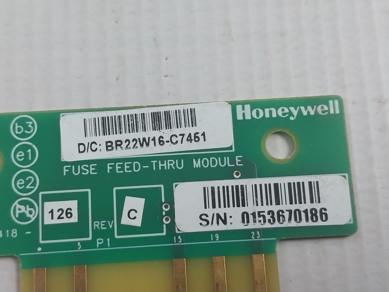 Honeywell 51308418-126 Fuse Feed-thru Pcb Module
