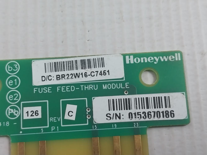 Honeywell 51308418-126 Fuse Feed-thru Pcb Module