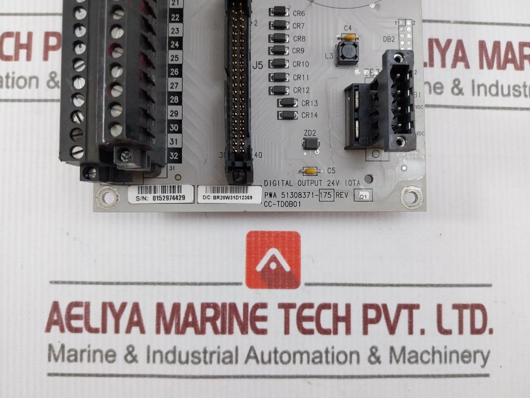 Honeywell Cc-tdob01 Digital Output Module 24V Iota 0˚C To 60˚C Rev:D1,D