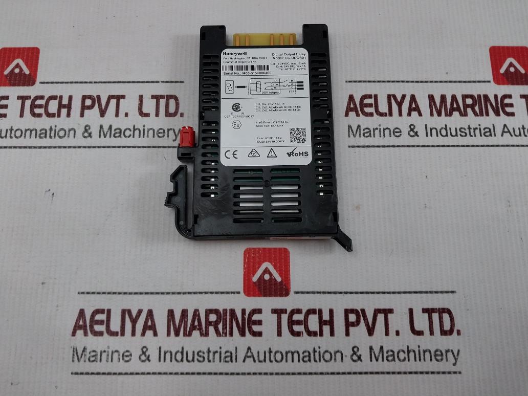 Honeywell Cc-udor01 Universal Digital Output Relay Adapter 24Vdc Max 1A