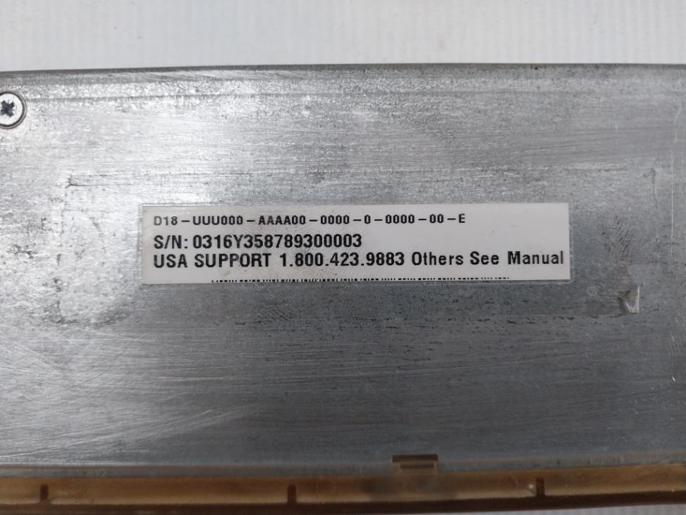 Honeywell D18-uuu000-aaaa00-0000-0-0000-00-e Display Of Chart Data Recorder