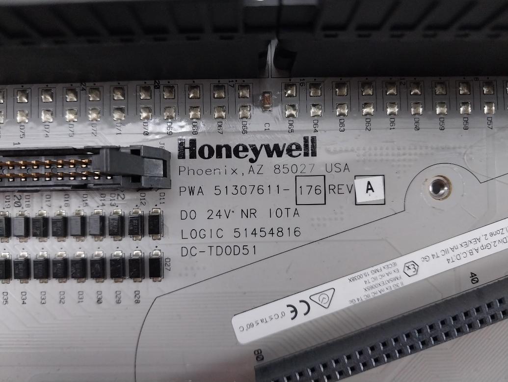 Honeywell Dc-tdod51 Digital Output Module 24V Nr Iota Rev: A Dc-pdod51