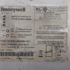 Honeywell Fa-psu-uni2450U Power Supply V2.1 110-240Vac 14-6A 50-60Hz