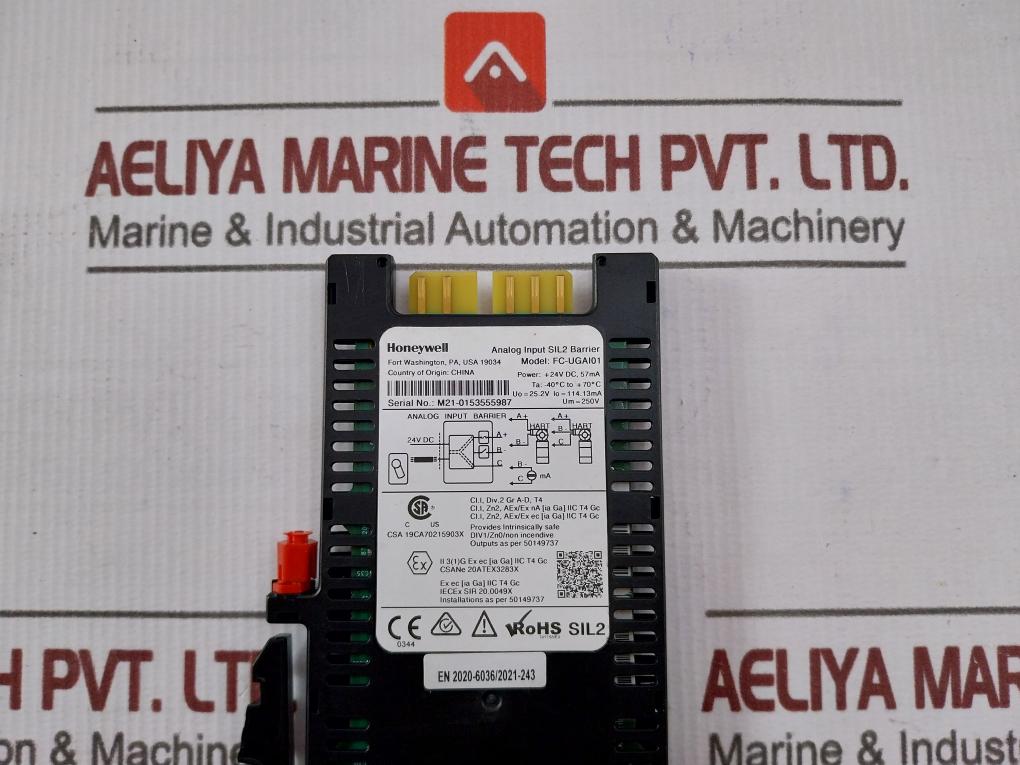 Honeywell Fc-ugai01 Analog Input Sil2 Barrier 24V Dc, 57Ma