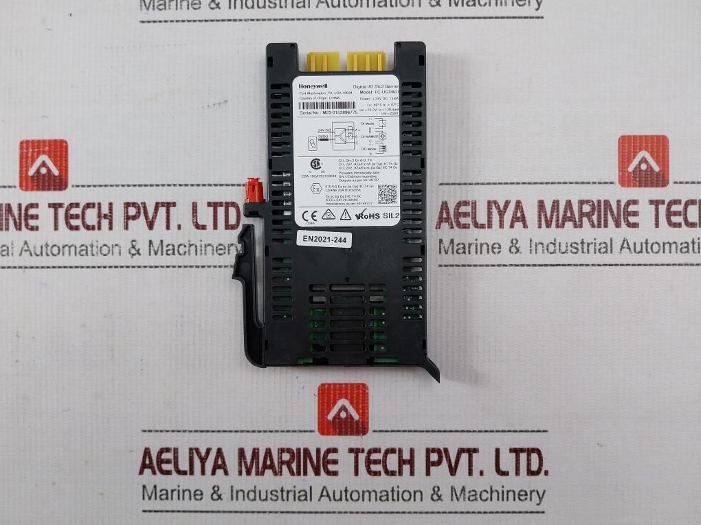 Honeywell Fc-ugda01 Digital I/O Universal Safety Barrier Adaptor 24Vdc 75Ma