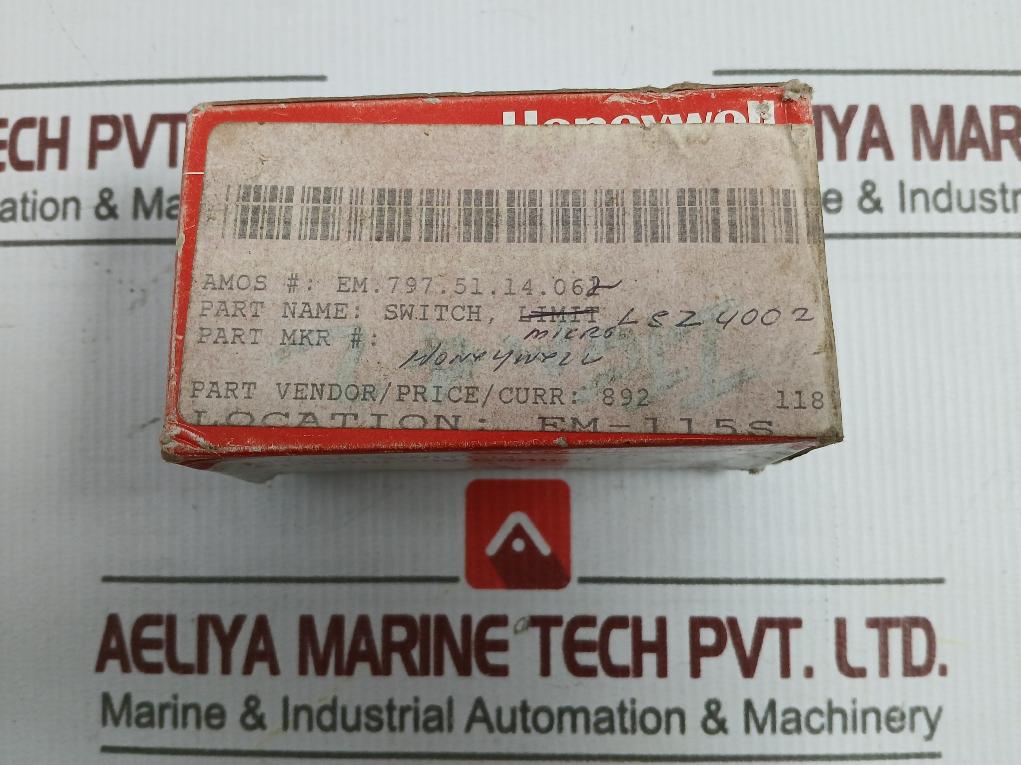 Honeywell Lsz4002 Micro Switch