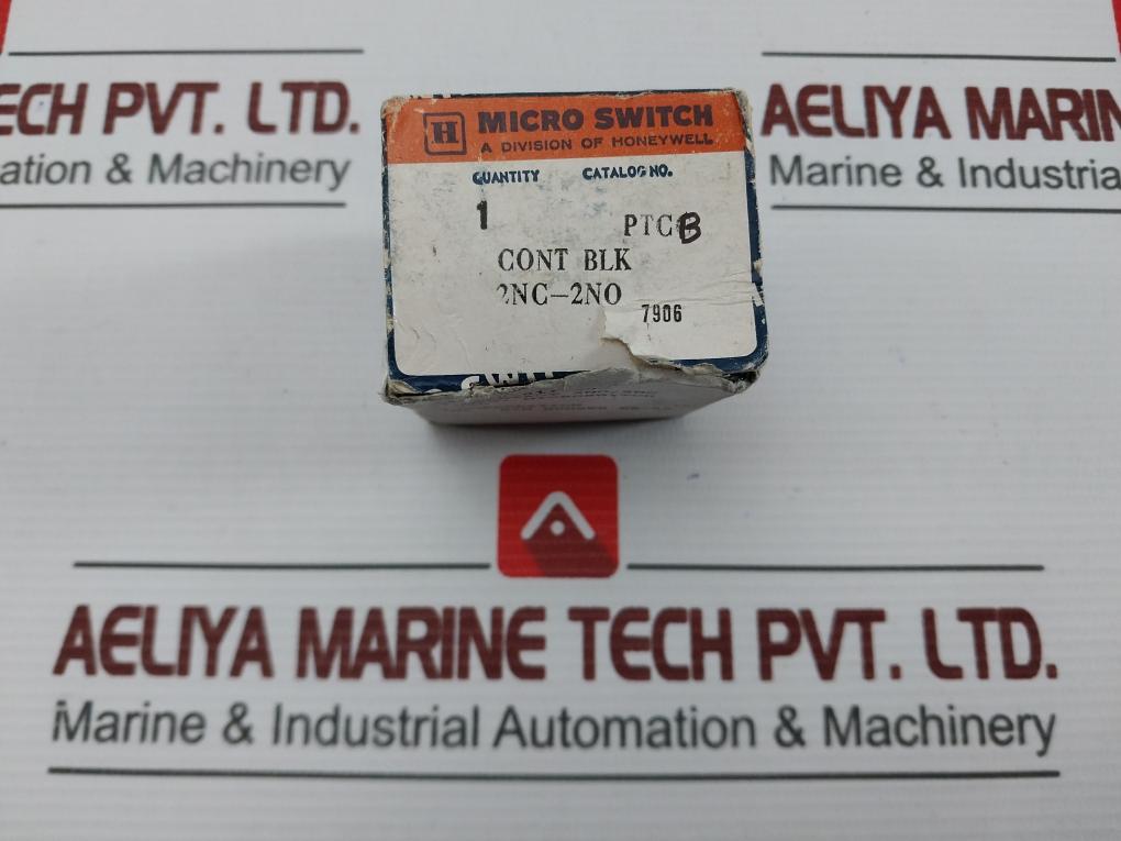 Honeywell Ptcb Contact Block , Honeywell Micro Switch 600Vac-125 Vdc-hvy Dty