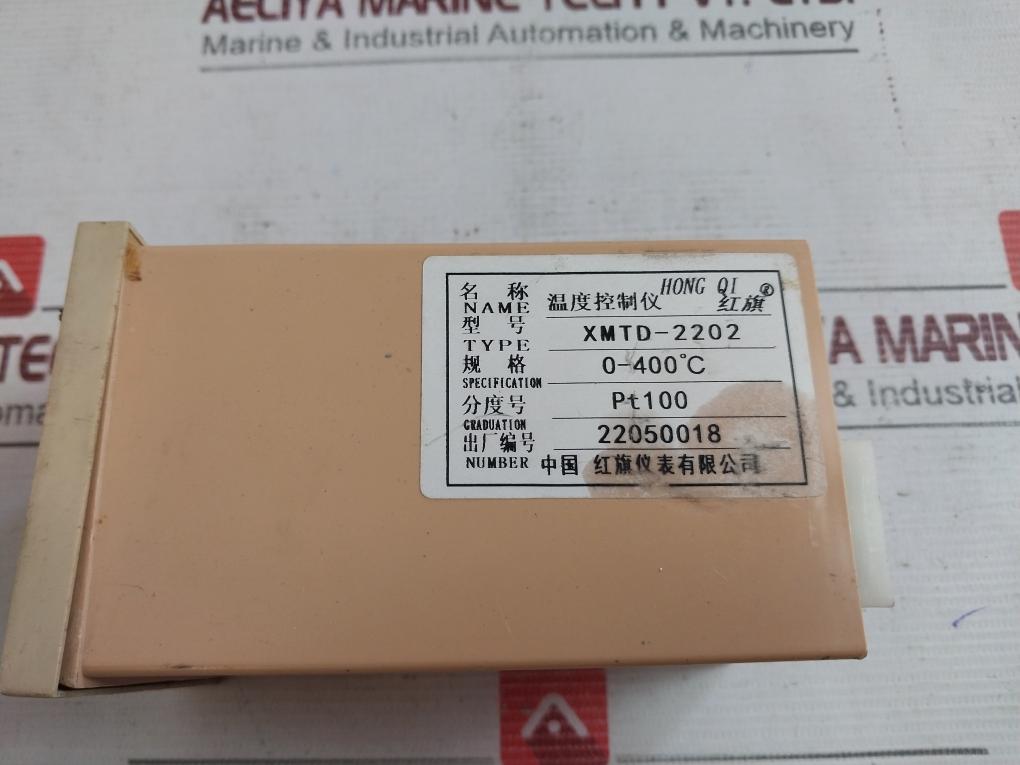 Hongqi Xmtd-2202 Digital Display Temperature Controller Pt100 22050018 220Vac