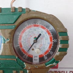 Hongsen Hs-18 Manifold Pressure Gauge -30 To 550 Psi R404A