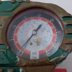Hongsen Hs-18 Manifold Pressure Gauge -30 To 550 Psi R404A