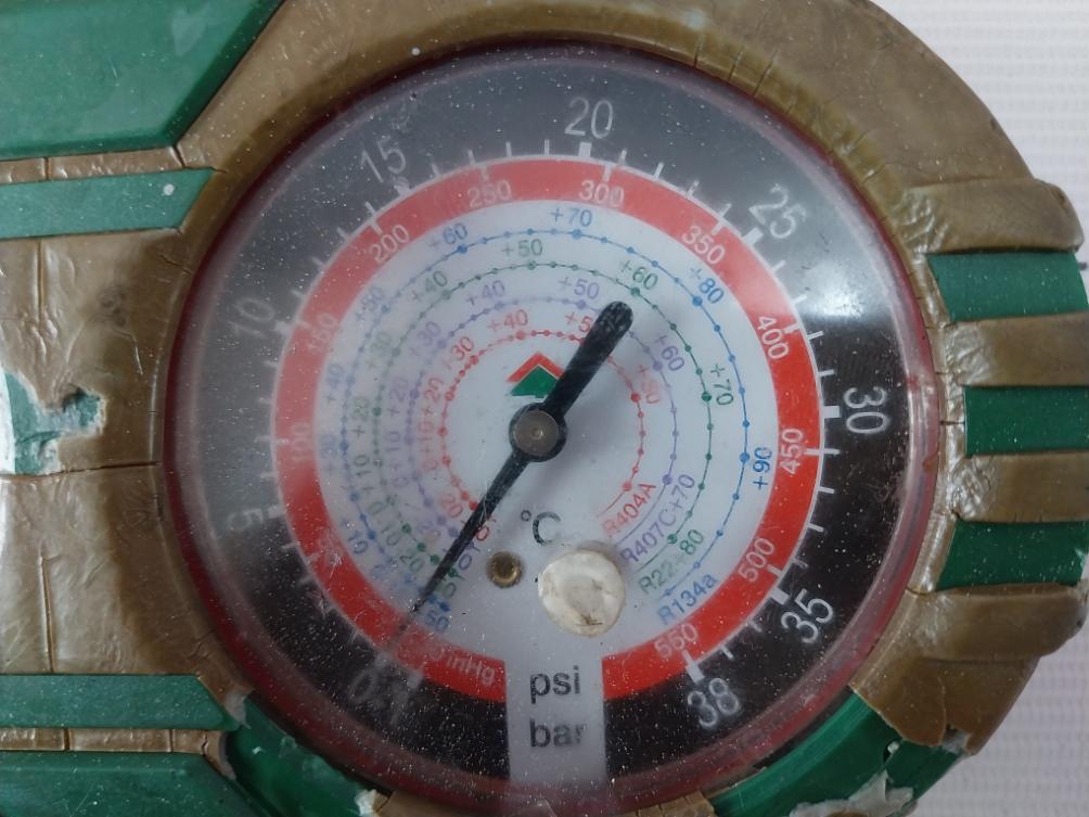 Hongsen Hs-18 Manifold Pressure Gauge -30 To 550 Psi R404A