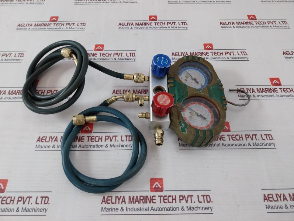 Hongsen Hs-18 Manifold Pressure Gauge -30 To 550 Psi R404A