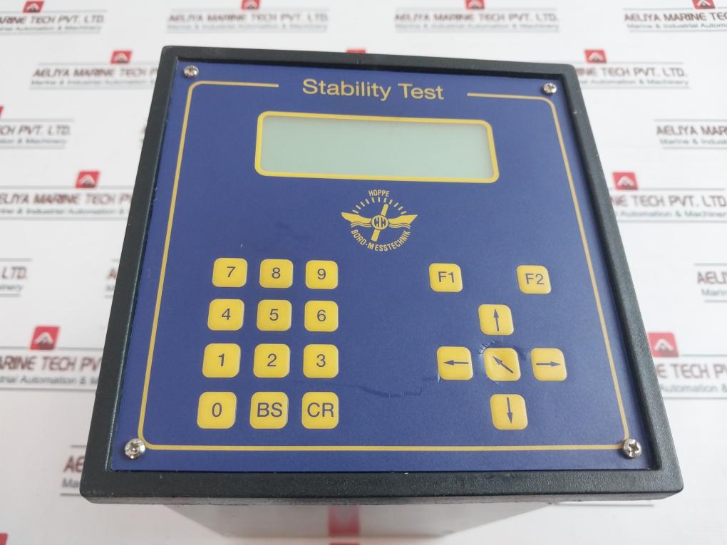 Hoppe-bmt Ah_Rp03D Stability Test Anti Heeling System 0.8A